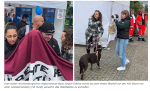 Read more about the article Stuttgart: Gewalt gegen AfD-Abgeordnete bei Grundgesetz-Feier